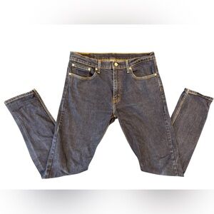 Levi’s 512 Slim Taper Jeans Mens 36x34 Dark Wash Denim